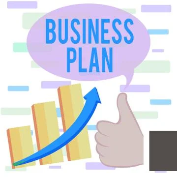 Writing note showing Business Plan. Business photo showcasing Structural Illustrazione stock