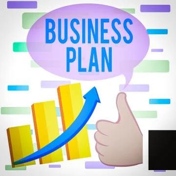 Writing note showing Business Plan. Business photo showcasing Structural Stock Illustration