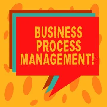 Writing note showing Business Process Management. Business photo showcasing イラスト素材
