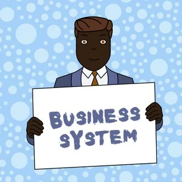 Writing note showing Business System. Business photo showcasing A method of イラスト素材