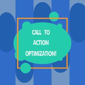 Writing note showing Call To Action Optimization. Business photo showcasing イラスト素材