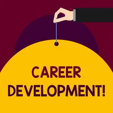 Writing note showing Career Development. Business photo showcasing Lifelong Illustrazione stock