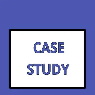 Writing note showing Case Study. Business photo showcasing analysis and a Stock Illustration