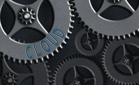 Writing note showing Cloud. Business photo showcasing anything that involves Stockillustratie