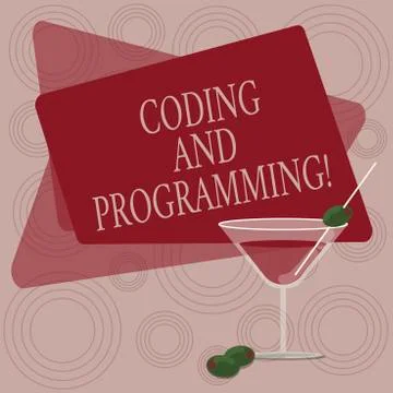 Writing note showing Coding And Programming. Business photo showcasing Design Stock-Illustration