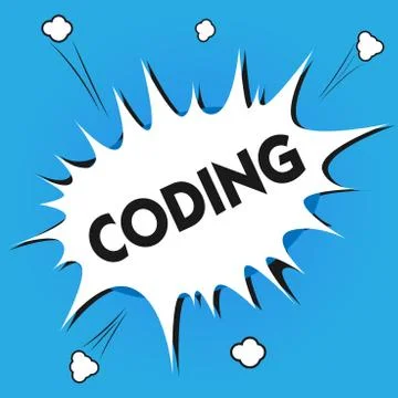Writing note showing Coding. Business photo showcasing assigning code to Stock-Illustration