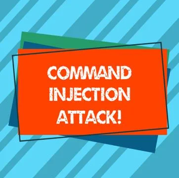 Writing note showing Comanalysisd Injection Attack. Business photo showcasing Stock Illustration