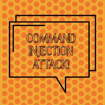 Writing note showing Comanalysisd Injection Attack. Business photo showcasing Stock Illustration
