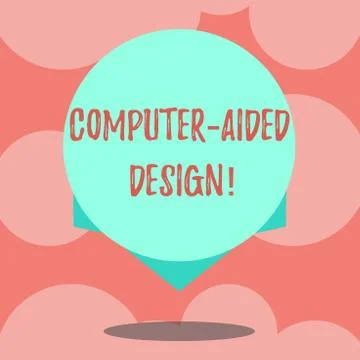 Writing note showing Computer Aided Design. Business photo showcasing CAD Stock Illustration