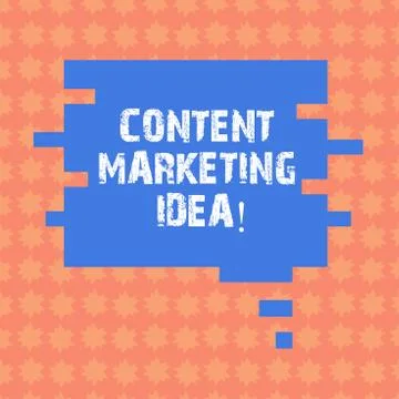 Writing note showing Content Marketing Idea. Business photo showcasing focused Stock Illustration