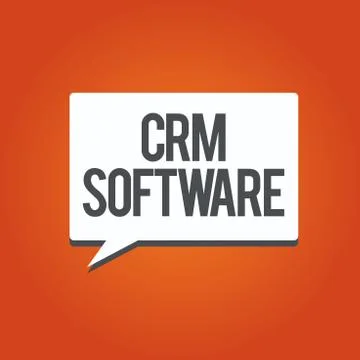 Writing note showing Crm Software. Business photo showcasing Customer Illustrazione stock
