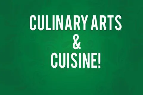 Writing note showing Culinary Arts And Cuisine. Business photo showcasing Chef イラスト素材