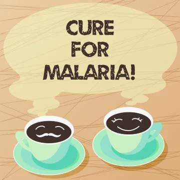 Writing note showing Cure For Malaria. Business photo showcasing like Primaquine Stock Illustration