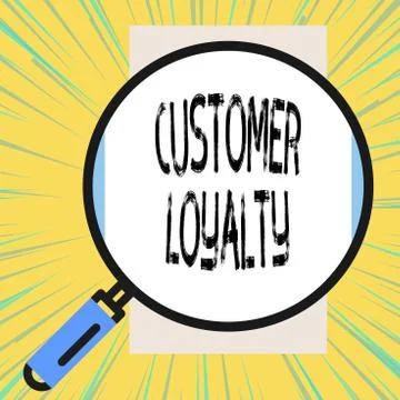 Writing note showing Customer Loyalty. Business photo showcasing result of 스톡 일러스트
