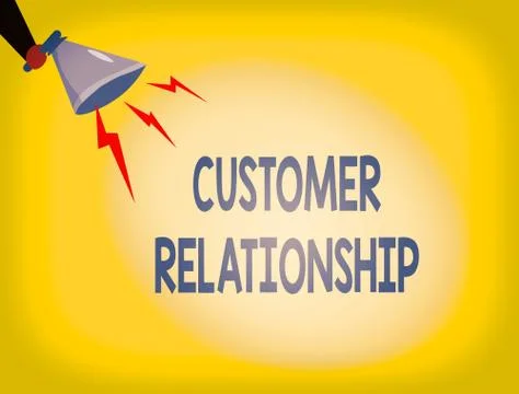 Writing note showing Customer Relationship. Business photo showcasing Deal and Stock Illustration
