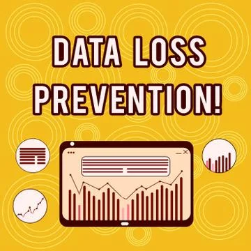 Writing note showing Data Loss Prevention. Business photo showcasing Software イラスト素材