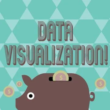 Writing note showing Data Visualization. Business photo showcasing イラスト素材