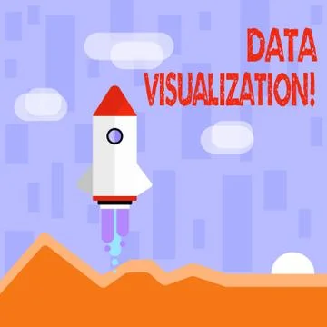 Writing note showing Data Visualization. Business photo showcasing Stock Illustration