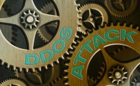 Writing note showing Ddos Attack. Business photo showcasing disturbed access to イラスト素材