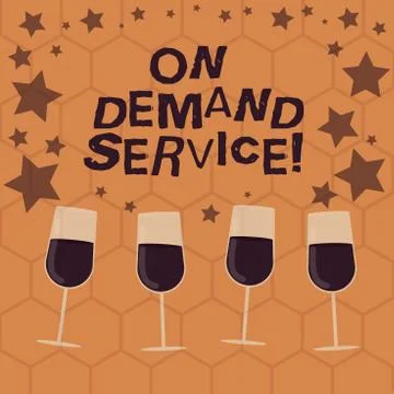 Writing note showing On Deanalysisd Service. Business photo showcasing allow Stock Illustration