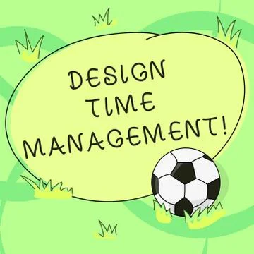 Writing note showing Design Time Management. Business photo showcasing 스톡 일러스트