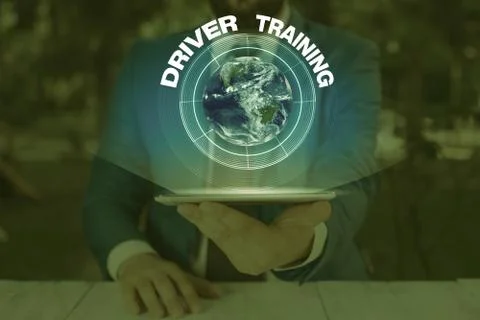 Writing note showing Driver Training. Business photo showcasing course of study 写真素材