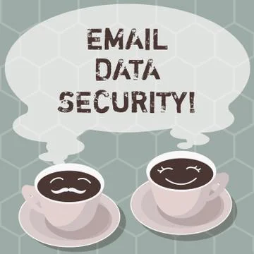 Writing note showing Email Data Security. Business photo showcasing collective 스톡 일러스트