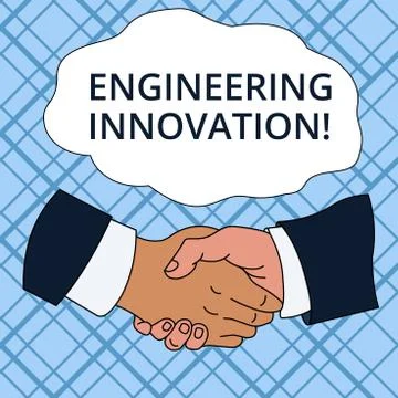 Writing note showing Engineering Innovation. Business photo showcasing Process Illustrazione stock