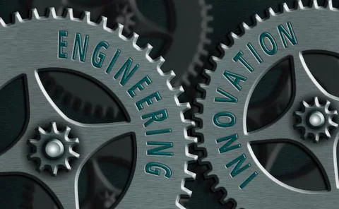 Writing note showing Engineering Innovation. Business photo showcasing Process Illustrazione stock