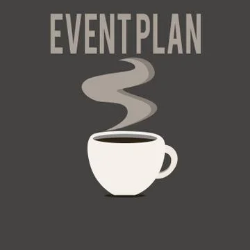 Writing note showing Event Plan. Business photo showcasing Process of Stock Illustration