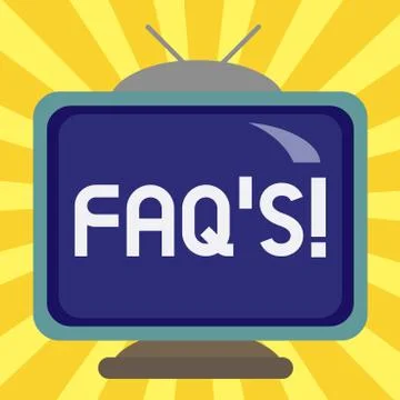 Writing note showing Faq S. Business photo showcasing list of questions and Illustrazione stock