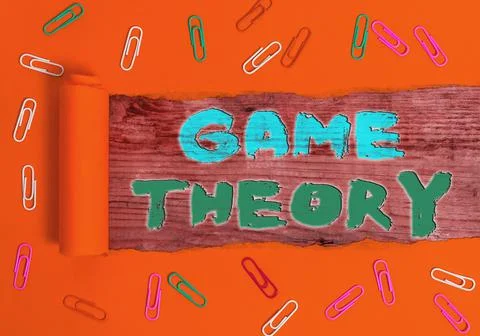 Writing note showing Game Theory. Business photo showcasing branch of Stock Photos