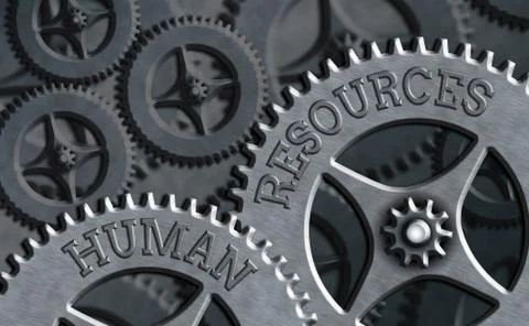 Writing note showing Human Resources. Business photo showcasing The showing who Illustrazione stock
