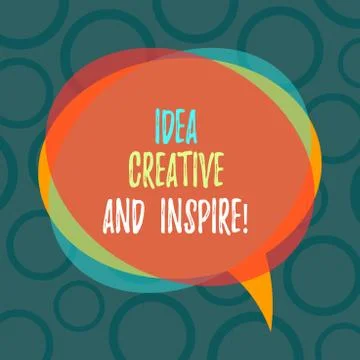 Writing note showing Idea Creative And Inspire. Business photo showcasing Illustrazione stock