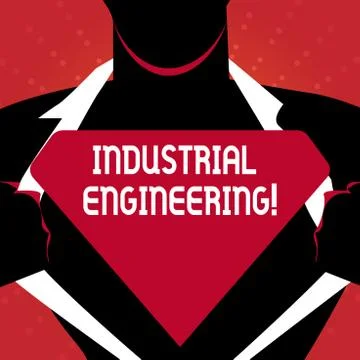 Writing note showing Industrial Engineering. Business photo showcasing field  스톡 일러스트