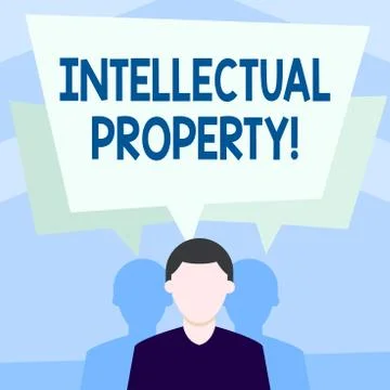 Writing note showing Intellectual Property. Business photo showcasing Ownership 库存插图