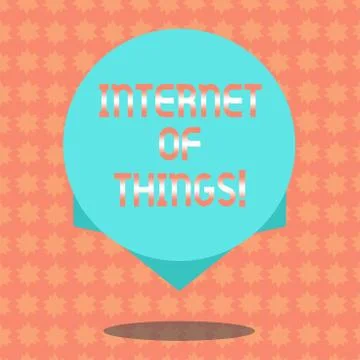 Writing note showing Internet Of Things. Business photo showcasing 스톡 일러스트