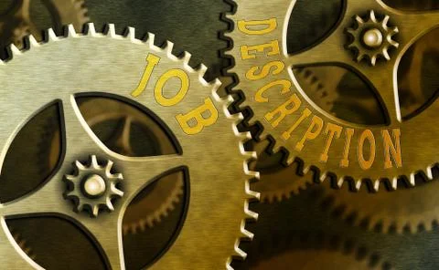 Writing note showing Job Description. Business photo showcasing a formal account Illustrazione stock