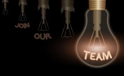 Writing note showing Join Our Team. Business photo showcasing inviting someone 库存插图