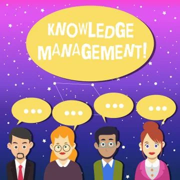 Writing note showing Knowledge Management. Business photo showcasing efficient イラスト素材
