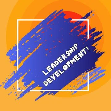 Writing note showing Leadership Development. Business photo showcasing program イラスト素材