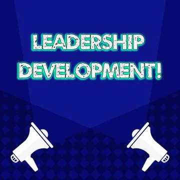 Writing note showing Leadership Development. Business photo showcasing program Illustrazione stock