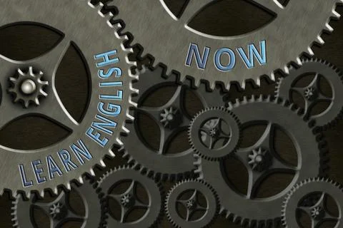 Writing note showing Learn English Now. Business photo showcasing gain or Stock Illustration