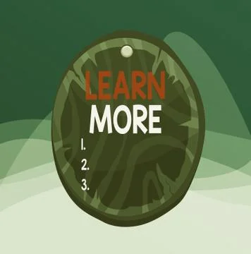 Writing note showing Learn More. Business photo showcasing knowledge or skill Stock Illustration