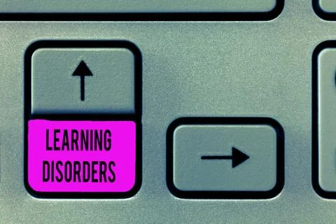 Writing note showing Learning Disorders. Business photo showcasing inadequate Stock Photos