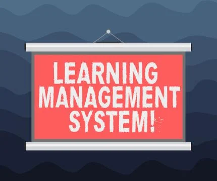Writing note showing Learning Management System. Business photo showcasing 스톡 일러스트