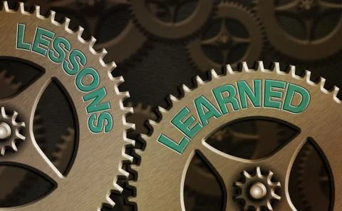 Writing note showing Lessons Learned. Business photo showcasing experiences Illustrazione stock