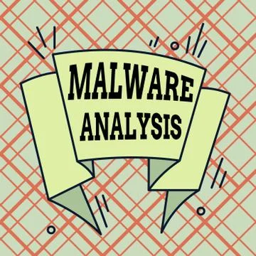 Writing note showing Malware Analysis. Business photo showcasing performs deep Stock Illustration
