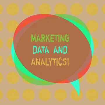 Writing note showing Marketing Data And Analytics. Business photo showcasing Stock Illustration