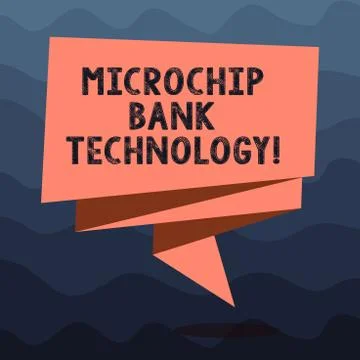 Writing note showing Microchip Bank Technology. Business photo showcasing Binary Stock-Illustration